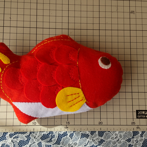 受注作製☆鯛のぬいぐるみ ぬいぐるみ めぐbonぼん 通販 11780958
