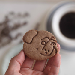 クッキー型　パグの横顔　 3枚目の画像