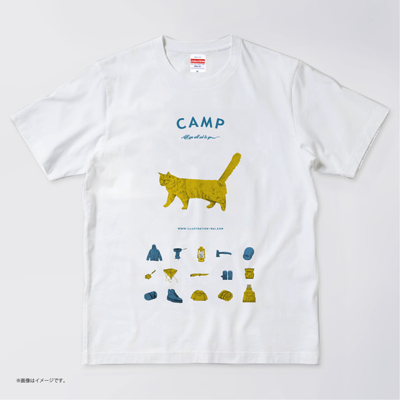 「CAMP」コットンTシャツ/送料無料 3枚目の画像