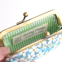 口金包 - Frame purse (S) - Liberty "Petal Wish" Blue [123] 第4張的照片