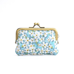 口金包 - Frame purse (S) - Liberty "Petal Wish" Blue [123] 第3張的照片