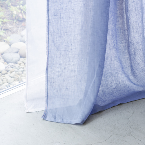 自然素材 麻 リネン 100％ カーテン「エブリスカイ」自然素材カーテン