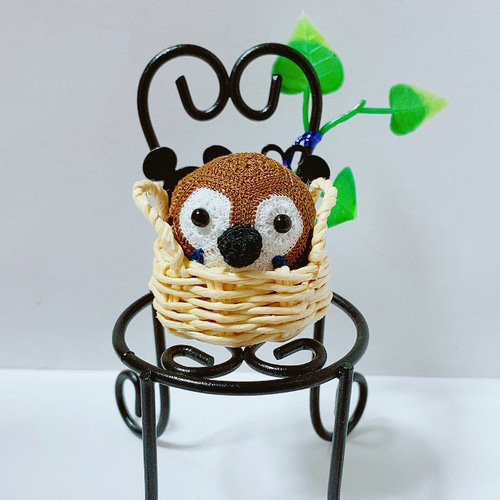 あみぐるみ スズメ ♡ キーホルダーorストラップなど あみぐるみ