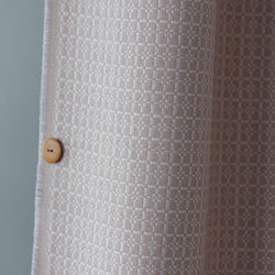 自然素材 綿 コットン 100％ 北欧風リバーシブルカーテン「ルーラルグレー」自然素材カーテン ナチュラルカーテン 3枚目の画像