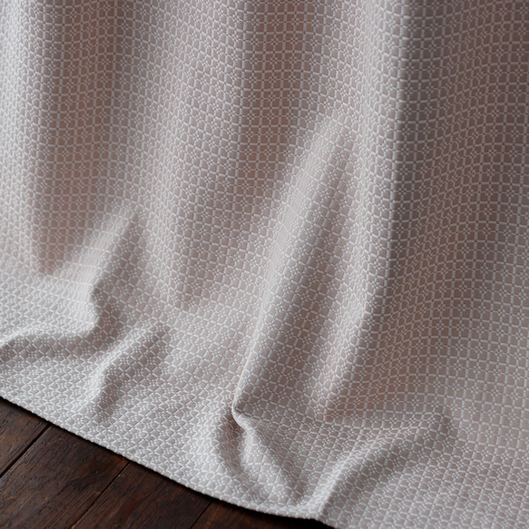 自然素材 綿 コットン 100％ 北欧風リバーシブルカーテン「ルーラルグレー」自然素材カーテン ナチュラルカーテン 5枚目の画像