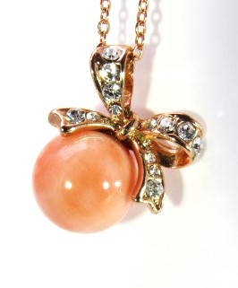 ネックレス　珊瑚　さんご　　アクセサリ－ ・ジュエリ－　ネックレス・ペンダント　No－01185