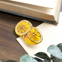 Lemon Brooch｜レモンブローチ〔夏のフルーツ〕 3枚目の画像