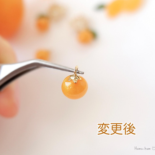 ちっちゃなみかんのネックレス(受注制作) ネックレス