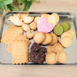 【お急ぎ可】ネコとにわとりのクッキー缶♪お誕生日♪焼き菓子♪内祝い♪母の日♪クリスマス♪アンティーク 4枚目の画像