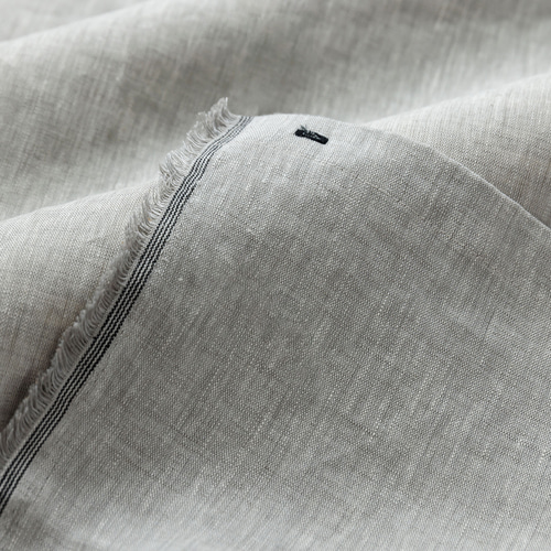 THE CONRAN SHOP グレー カーテン リネン100% 光沢のある既成サイズ