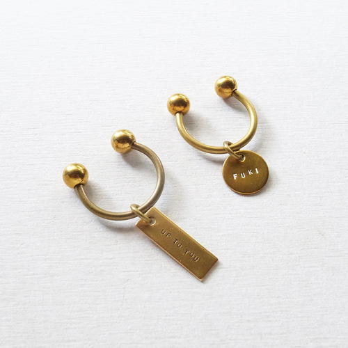 お試し価格】BRASS TWIN-BALL ○ 真鍮/刻印/オリジナル//ネーム