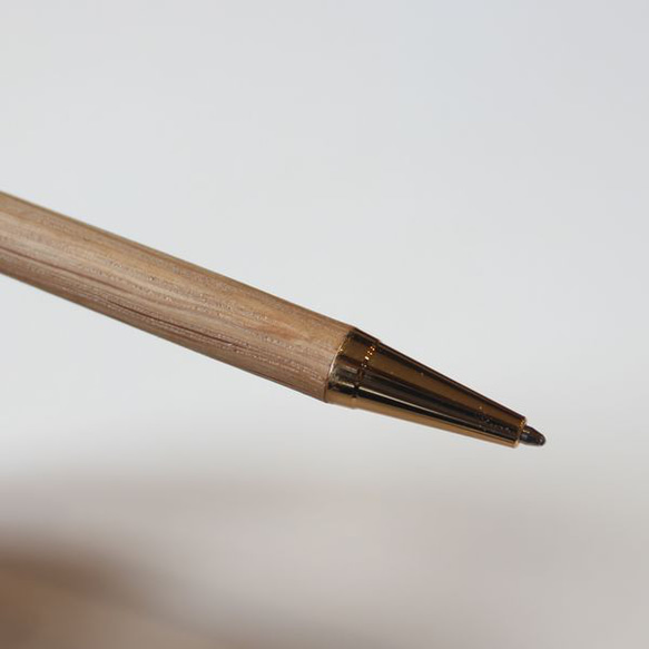 【送料無料】木製 ボールペン 回転式 メンズ 父の日 就職祝い 無垢 デザイン文具 おしゃれ ステーショナリー 名入れ可 13枚目の画像