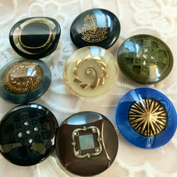 SALE＊8個セット＊デッドストック高級ボタン＊3cm！ ボタン