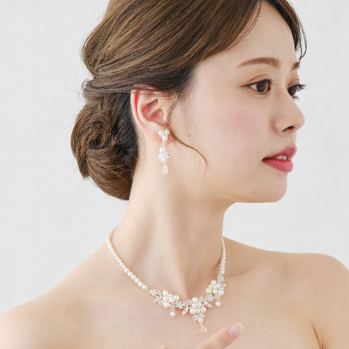大特価市 ネックレス パール ブライダルネックレスセット ウェディング アクセサリー
