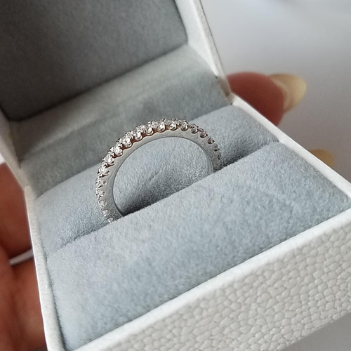 大きいサイズも♡】2㎜エタニティリング【7号～20号まで幅広い