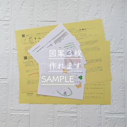 【図案のみ】動画 ひまわり 二つ折りメッセージカード バースデイカード サマーグリーティングカード 向日葵 3枚目の画像