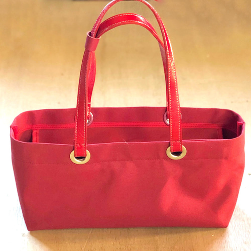 色オーダー♫肩掛け蓋付き横長トートバッグ トートバッグ bag