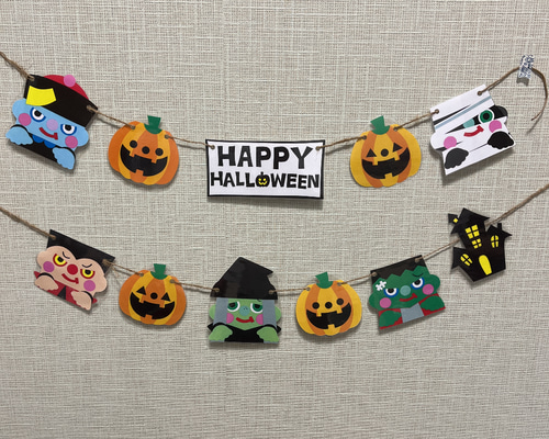 ハロウィンガーランド☆バンドメイド 楽天市場】ガーランド A Trick or Treat ハロウィン 手作り