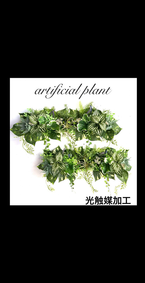 光触媒 人工観葉植物 抗菌消臭 ウォールグリーン ぽんず様専用 【公式