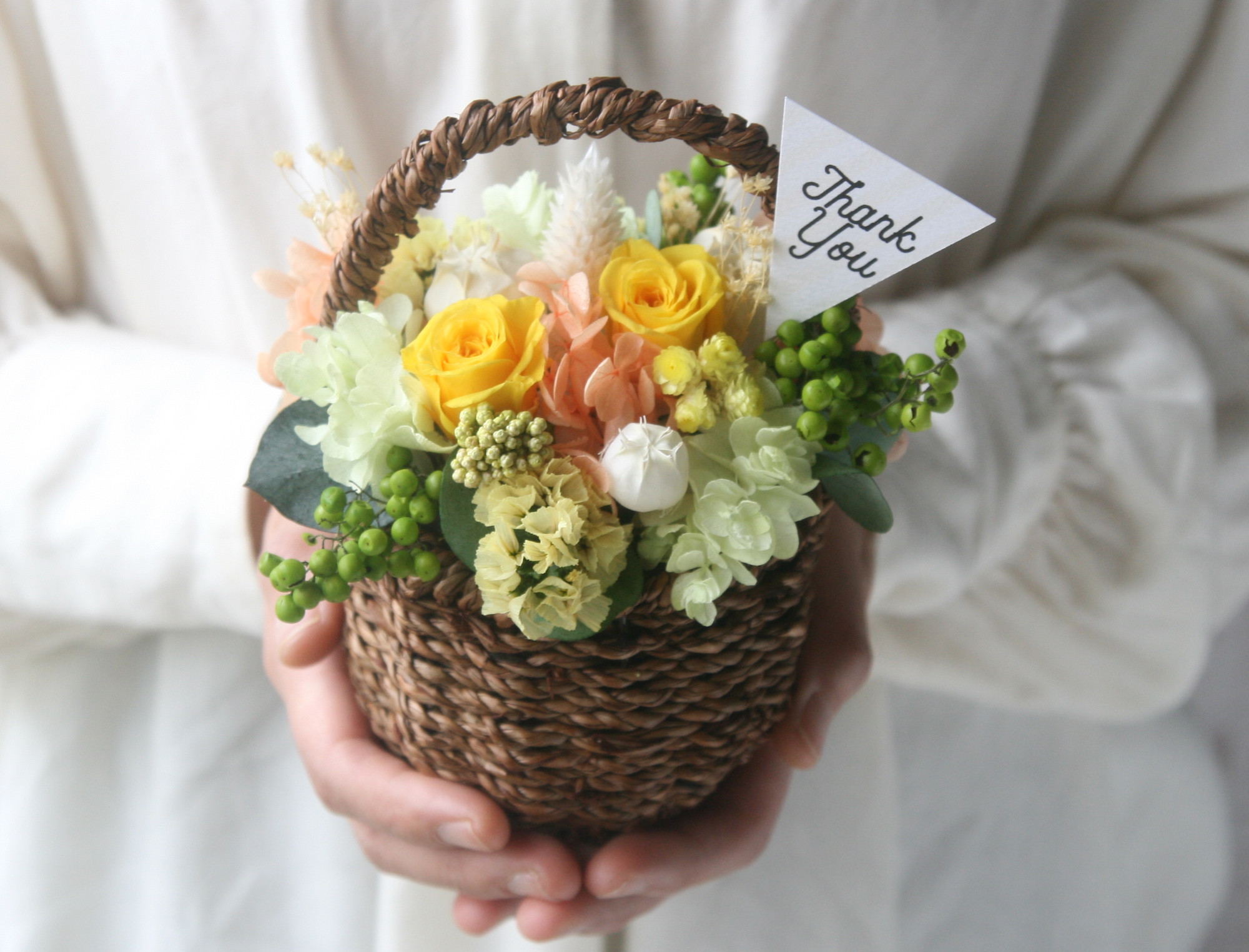 Flower basket (S) Yellow 4,301円