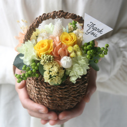 Flower basket (S) Yellow 1枚目の画像