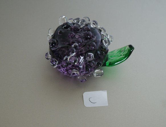《モコモコさまオーダー品》紫陽花ペーパーウェイト　BlueとPurple 4枚目の画像