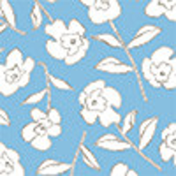 竹の傘 blowing flower sky 晴雨兼用 長傘 ALCEDO 161018 日傘 雨傘 小花柄 水色 12枚目の画像