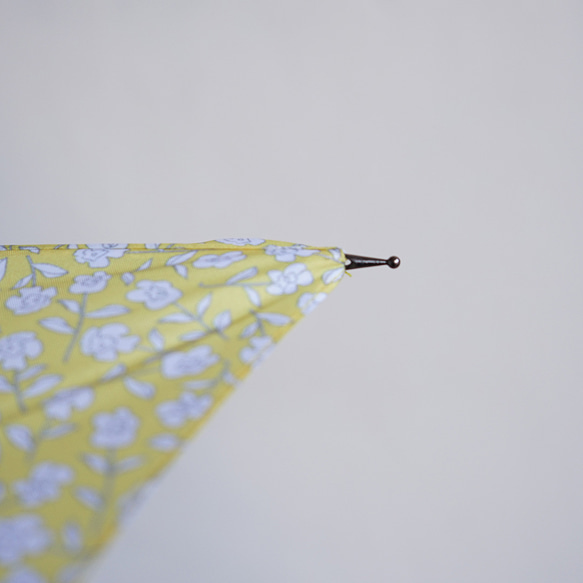 竹の傘 blowing flower yellow 晴雨兼用 長傘 ALCEDO 161019 日傘 雨傘 16枚目の画像