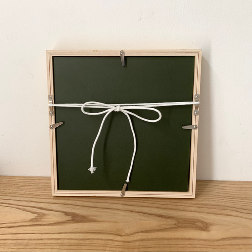 絵画 花 アネモネ 木製額装