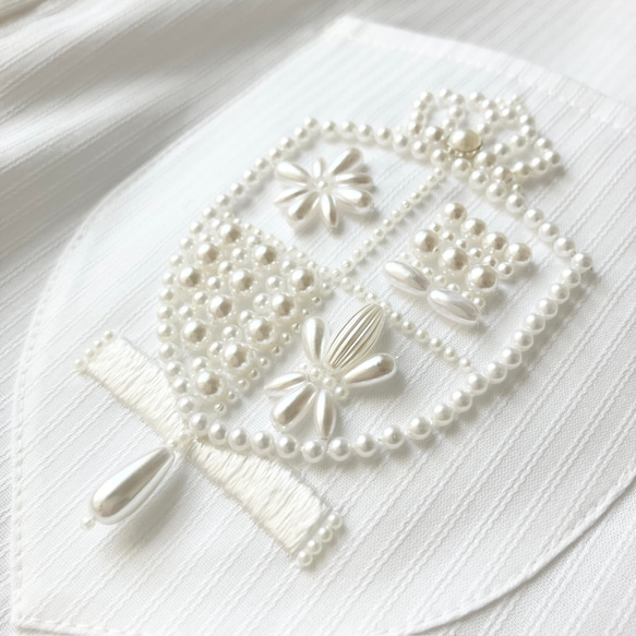 ロンドン購入 ふんわりカットワーク刺繍パフスリーブ白シャツ ロンドン購入 ふんわりカットワーク刺繍パフスリーブ白シャツ 【公式通販】