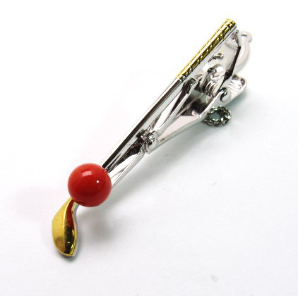 土佐の宝石珊瑚   さんご　メンズ　アクセサリ－・ジュエリ－　タイピン・カフス　No－01153