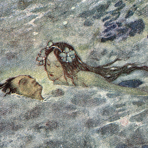 NO.151】人魚姫マーメイドアートポスター☆おとぎ話童話メルヘン絵画