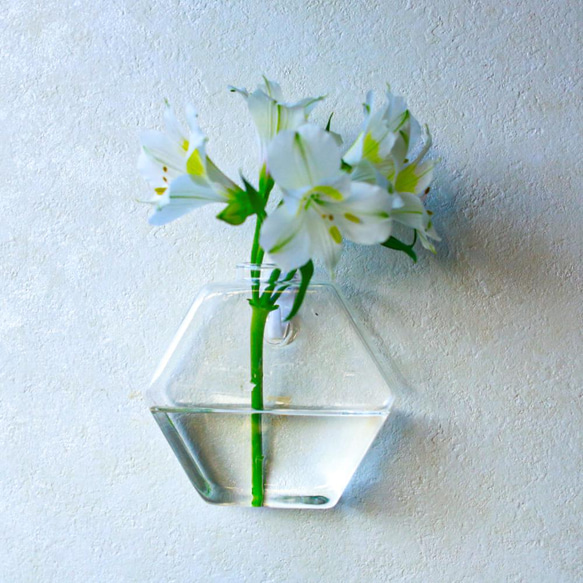 地震に強い！倒れない花瓶【フック付き 壁かけ花瓶】 12枚目の画像