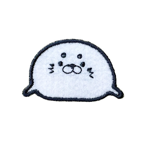 ゴマアザラシ】刺繍ステッカーワッペン ワッペン・アップリケ MONSTER