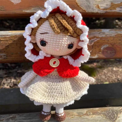 激安！特価品 ハンドメイド 赤ずきんちゃん あみぐるみ レシピ 作り方 編み図 あみぐるみ
