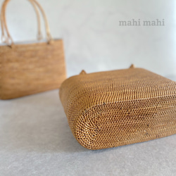 定番のベーシック☆ カジュアルに使えるかごバッグ 7枚目の画像