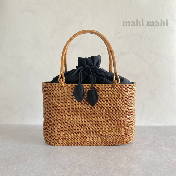 定番のベーシック☆ カジュアルに使えるかごバッグ 2枚目の画像