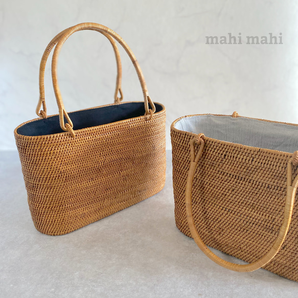 定番のベーシック☆ カジュアルに使えるかごバッグ 6枚目の画像