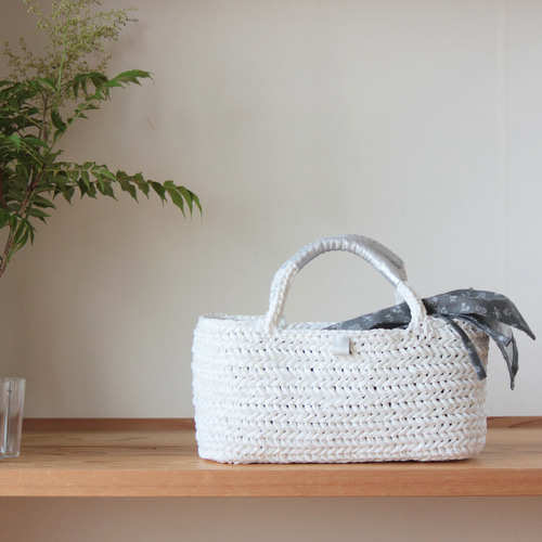 あづま袋型・かごバッグ用インナーバッグ かごバッグ mei mei