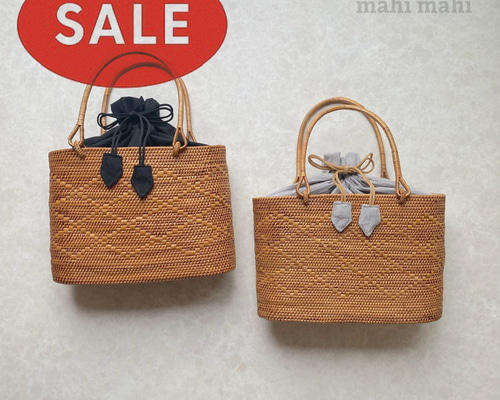 LAUHALA 籠バッグ カゴバッグ 新品 ハワイ 作家 手作り LAUHALA 籠バッグ カゴバッグ 新品 ハワイ 作家 手作り