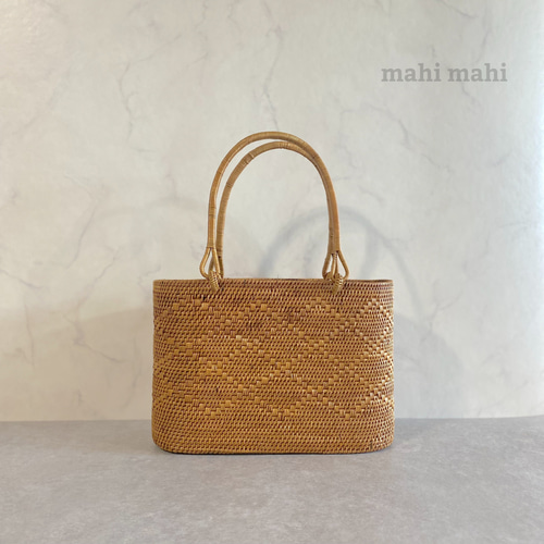 『値下げしました』ハンドメイド　かごバッグ　新品 『値下げしました』ハンドメイド　かごバッグ　新品