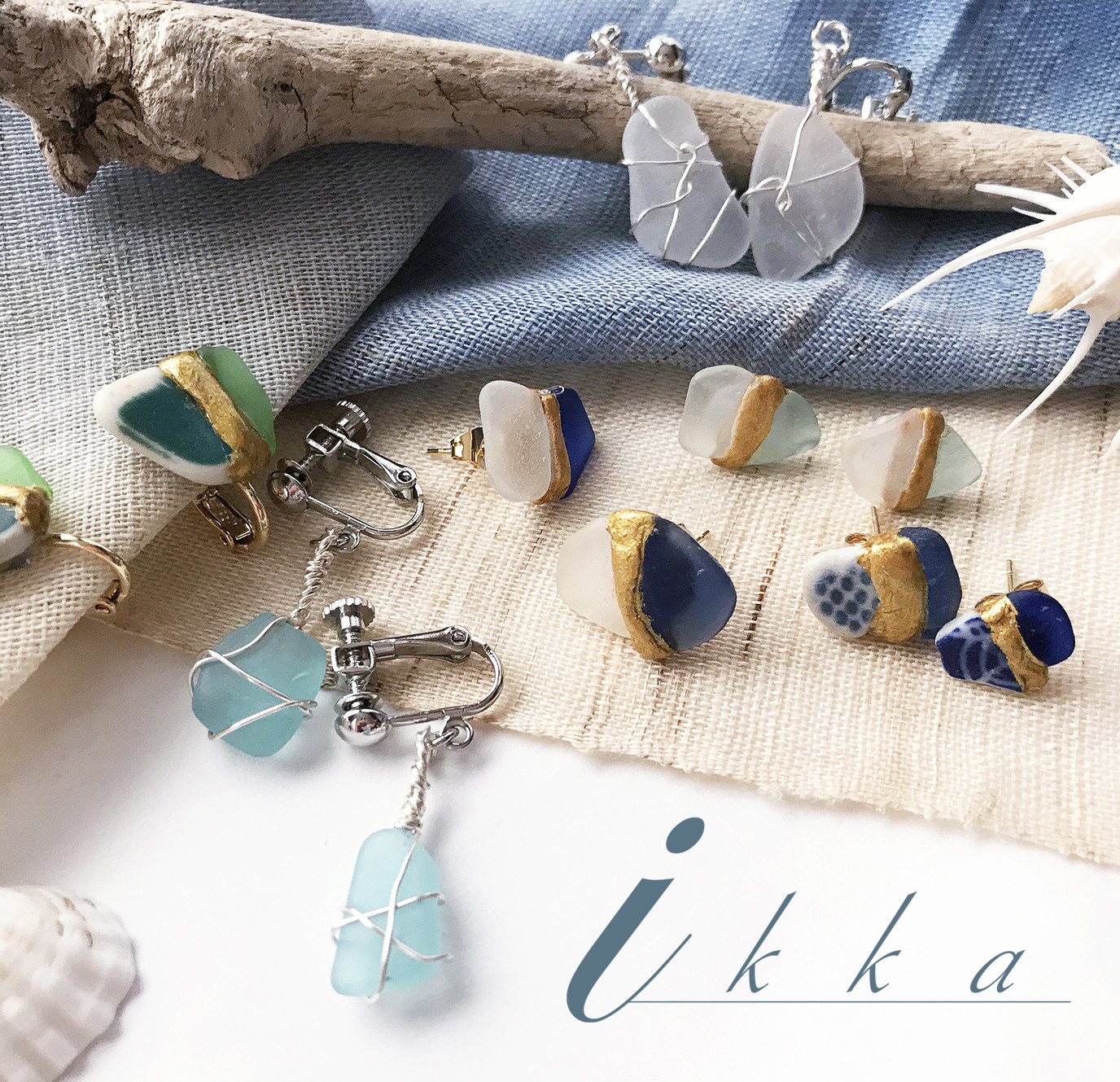 【LES CLEIAS】ヒマラヤポピーのイヤリング