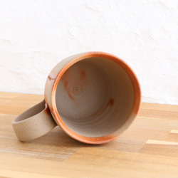 備前焼　マグカップ（ストレート）【緋襷】【A】【陶器・コーヒーカップ・コップ】 4枚目の画像