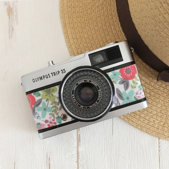 整備済・保証付】オリンパス TRIP35 フィルムカメラ｜フローラル