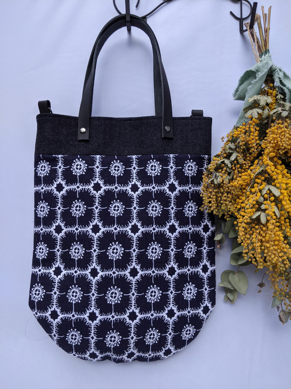 anemone ミナペルホネン トートバッグ ミナペルホネン anemone ミニトートバッグ トートバッグ みろん