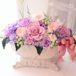 SALE！《ドライフラワー》スターチスのリース パープルカラー リース