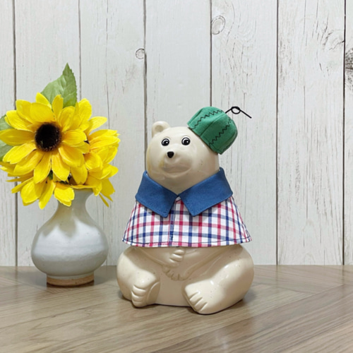 しろくま貯金箱　ビールと枝豆　2点セット しろくま貯金箱 Polar Bear Money BOX | module okinawa s