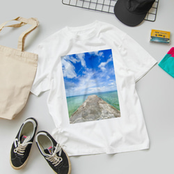 ・竹富島の西桟橋 Tシャツ 1枚目の画像