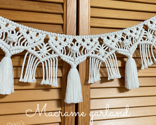 マクラメ　ガーランド　のれん マクラメ のれん ガーランド公式 ストア