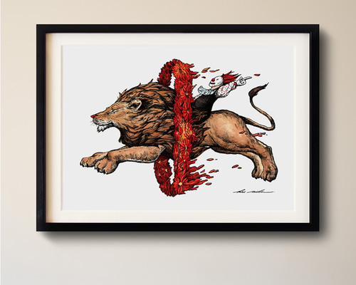 絵画　ポスター Amazon.co.jp: MINJAE ポスター CIRCULATION アートポスター A2